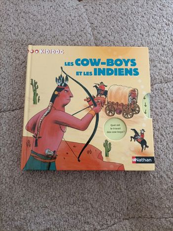 Livre Kididoc : Les cow-boys et les indiens