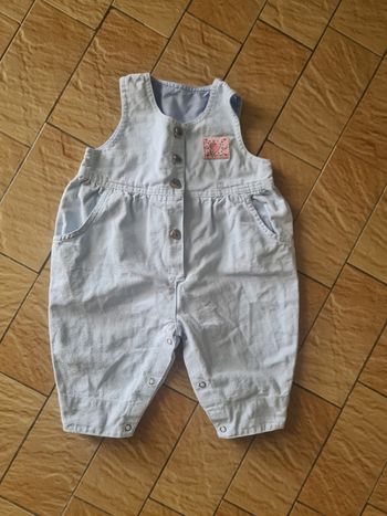 Salopette bleu ciel / Taille 6 mois