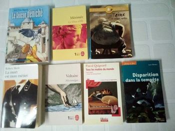 Lot de 7 livres de poche