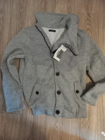 Veste polaire MOMENT a bouton et zip XL