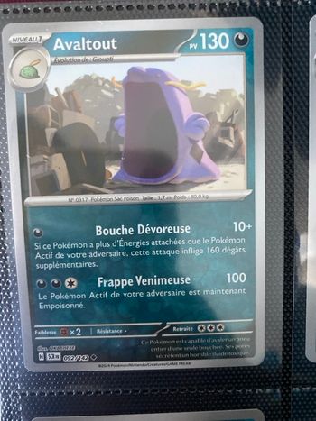 Carte Pokémon reverse neuf