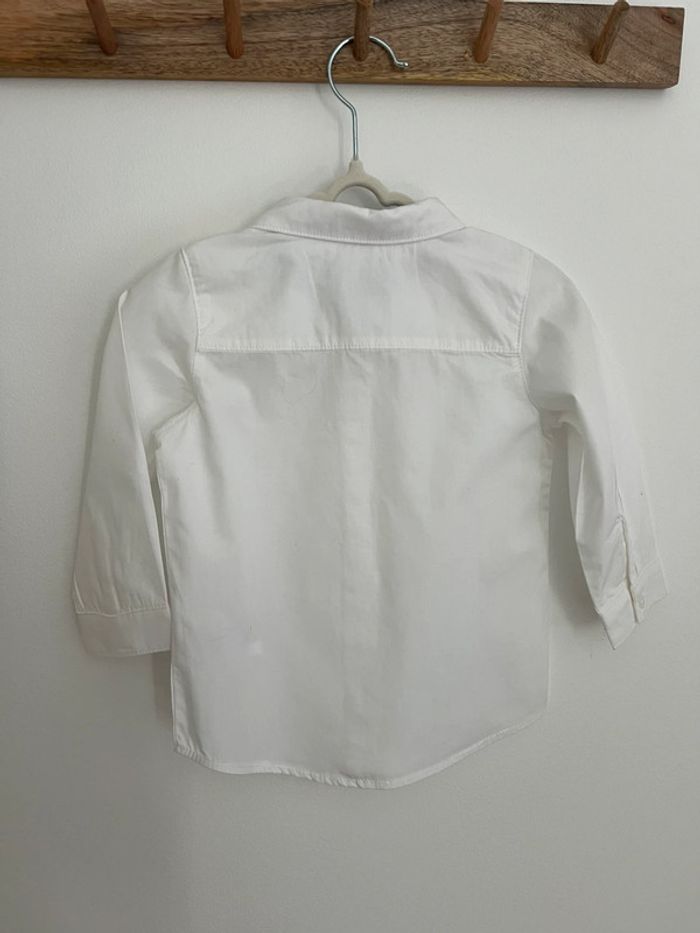 Chemise blanche H&M 9-12 mois 80 cm - photo numéro 4