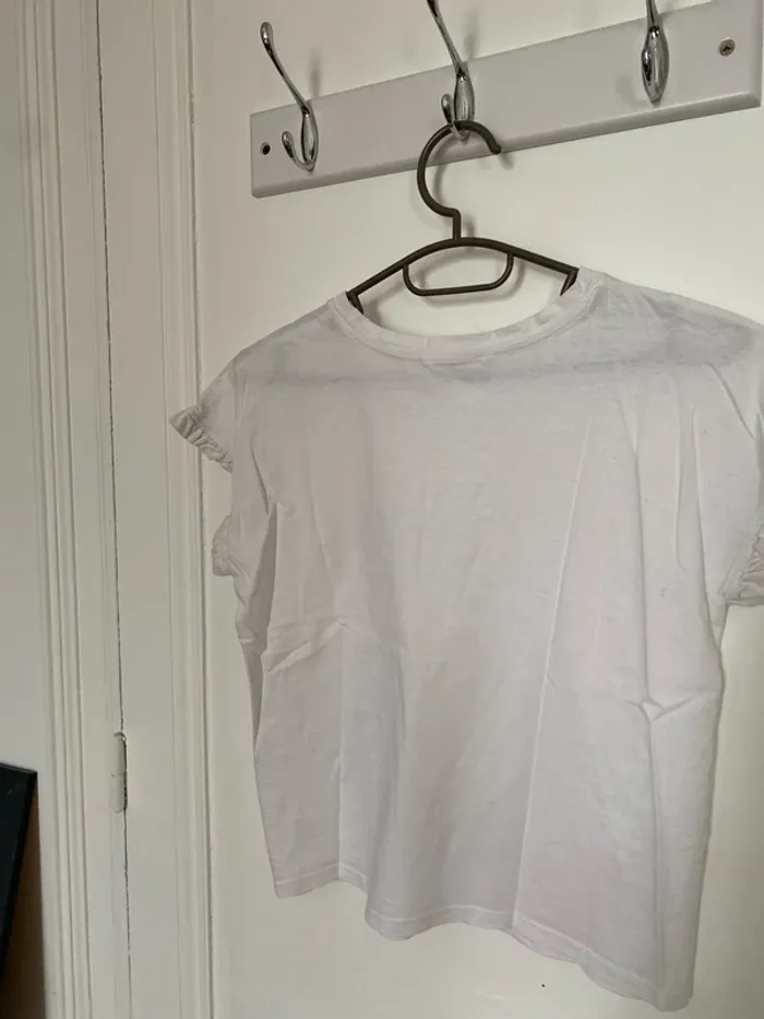 Tee Shirt blanc Camaïeu XS - photo numéro 4