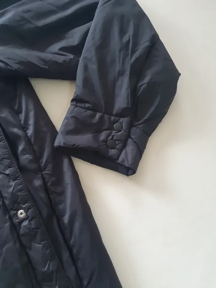 Veste / parka femme oversize noire Zara, taille M - photo numéro 5