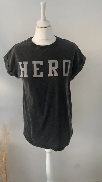 T-shirt gris hero mango M