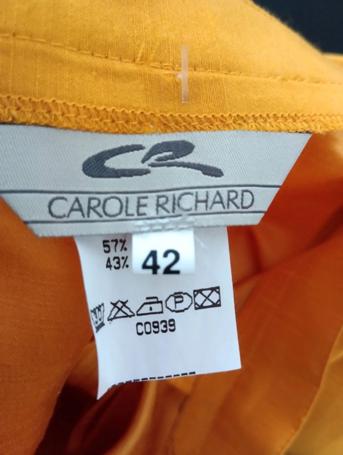 Pantalon vintage moutarde/ ocre - photo numéro 5