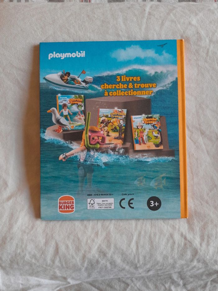 Livre Playmobil cherche & trouve Burger King junior 1/3 sport et loisirs - photo numéro 2