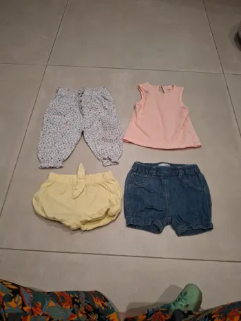 Lot été 12 mois fille
