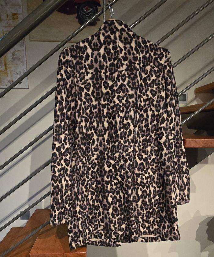 Veste longue femme leopard - photo numéro 3
