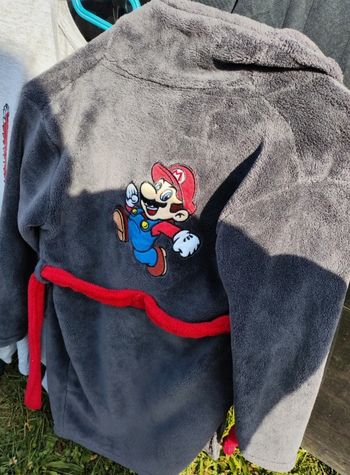 Peignoir enfant Mario bros  nintendio