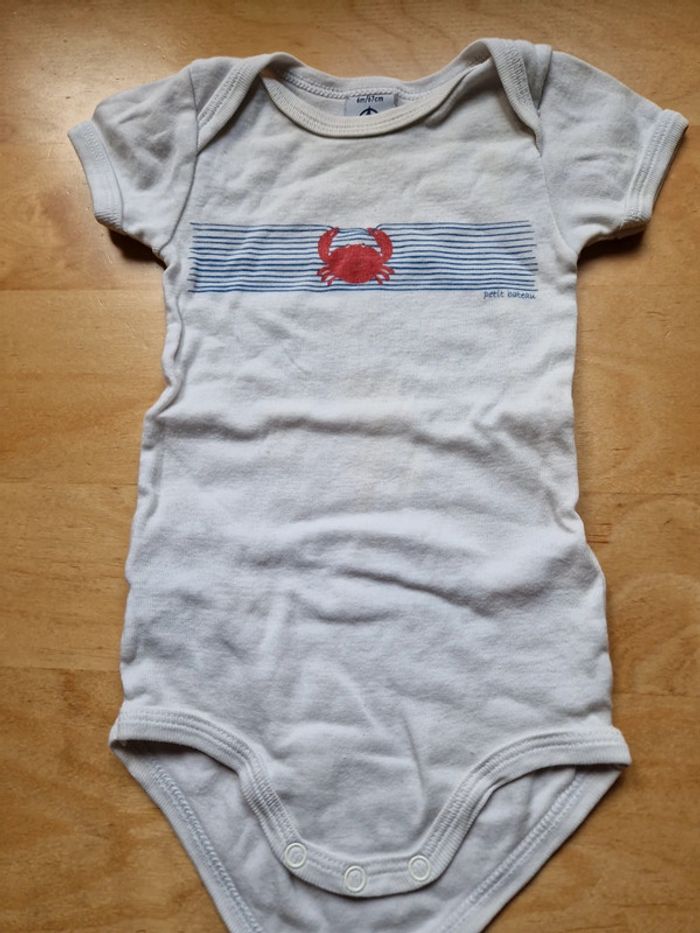 Lot 3 bodies marinière 6M - photo numéro 2
