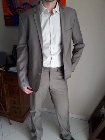 Costume gris Burton veste taille 54 pantalon 44