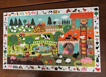 Puzzle ferme enfant