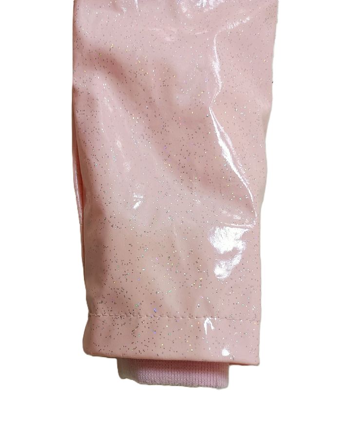 Imperméable coupe vent rose à paillettes à capuche. Ciré. Gémo. Taille 4 ans - photo numéro 5