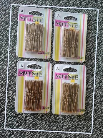 Lot 200 barrettes à cheveux