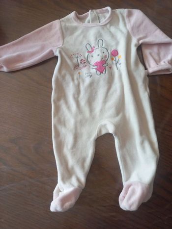 Pyjama lapin 6mois sucre d'orge