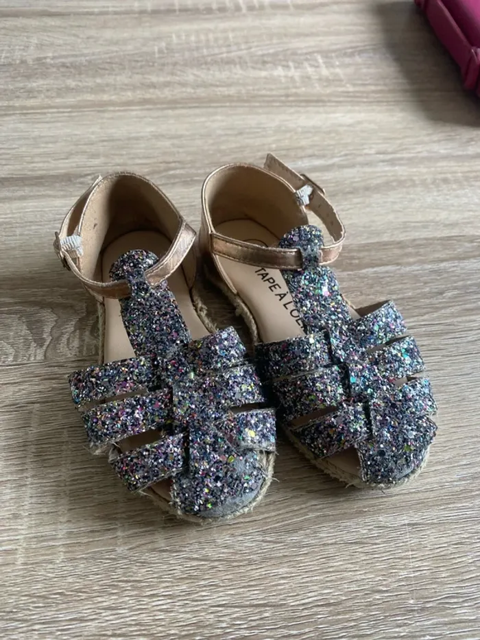Espadrilles à paillettes