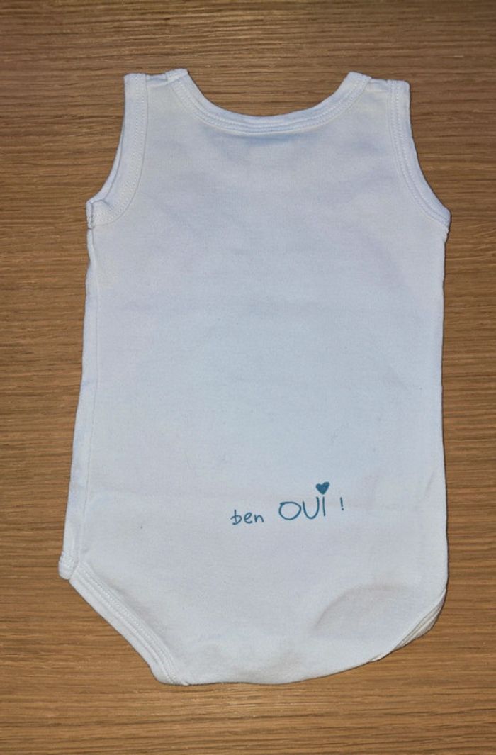 Body débardeur lapin Petit Bateau 3 mois - photo numéro 2
