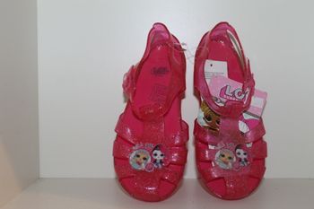 sandales méduses de plage lol surprise rose 30