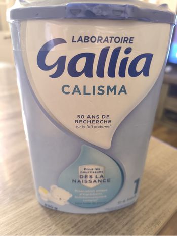 Lait Gallia Calisma 1er âge 0-6 mois