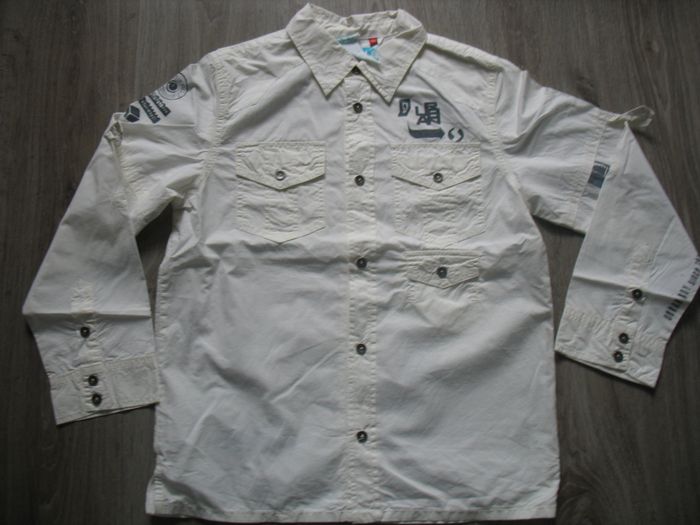 CHEMISE ML ÉCRU GARÇON "CATIMINI" - 10 ANS - n°04 - photo numéro 3