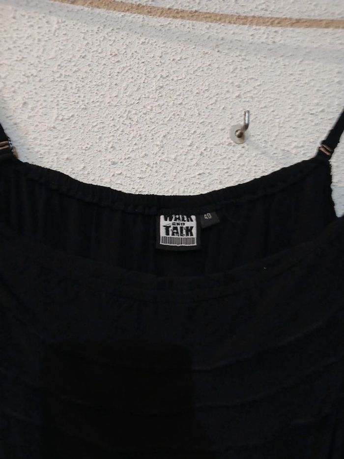 Combi short noir basic élastique " Walk and talk " taille 40 - photo numéro 3