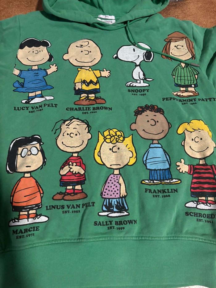 Sweat lacoste x peanuts - photo numéro 2