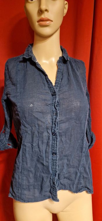 Chemise légère manches 3/4 taille36