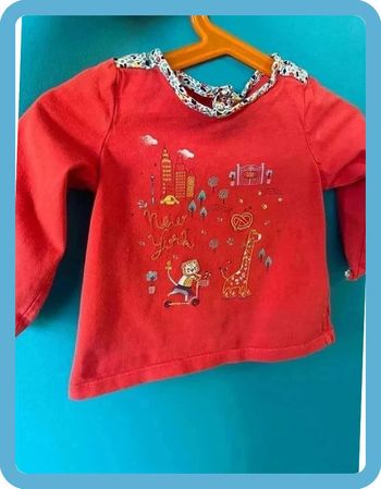 Beau t-shirt manches longues 18 mois sergent major