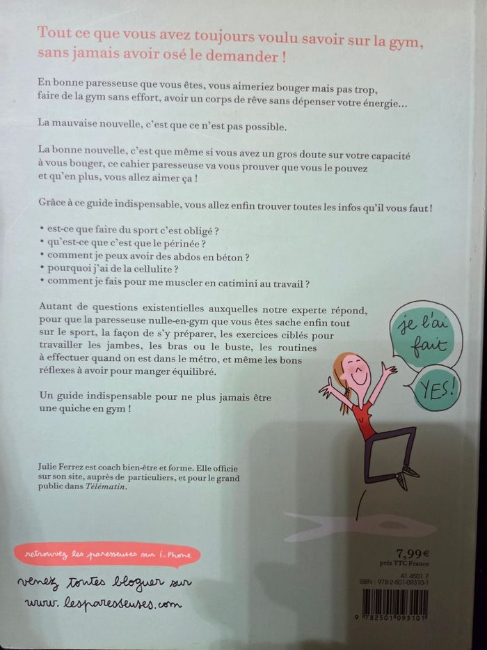 Le cahier gym des paresseuses - photo numéro 6