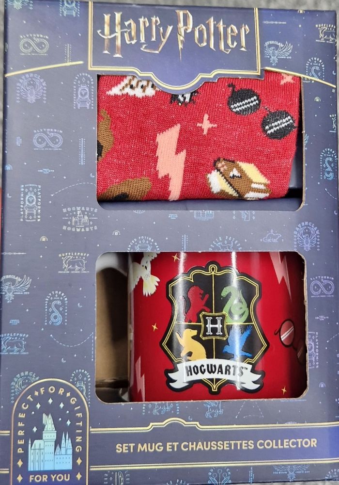 Set de tasse et chaussette harry potter