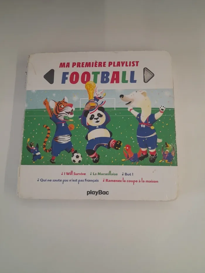 Livre musical - Ma 1ère Playlist de Football - Edition PlayBac