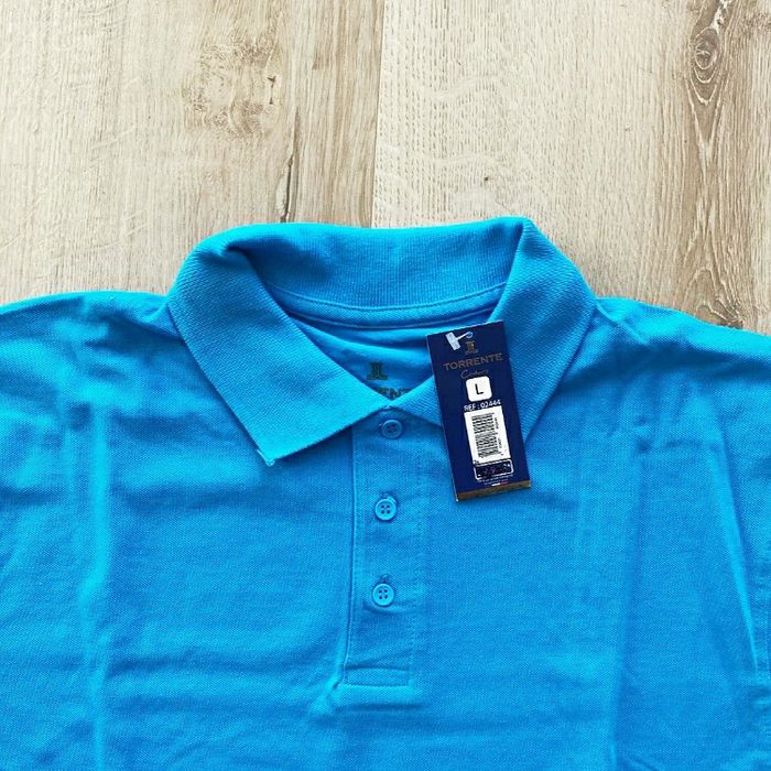 Torrente Couture Polo à Col V Bleu Électrique NEUF (L) - photo numéro 5