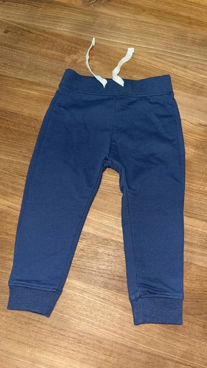 Bas de Jogging bleu marine 12 mois - photo numéro 2