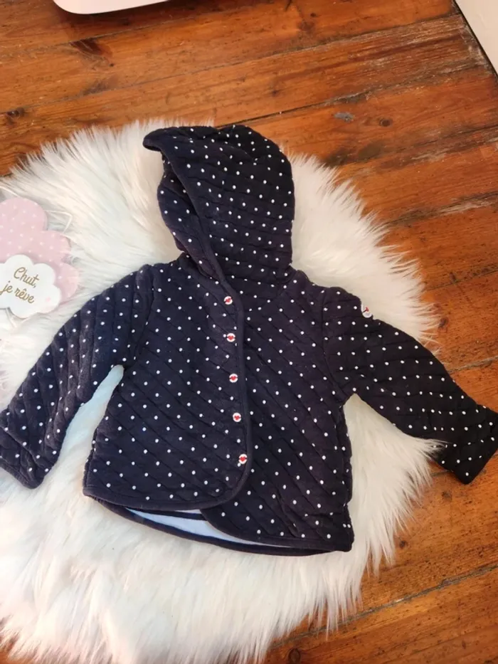Gilet/veste réversible 12 mois terre de marins - photo numéro 2