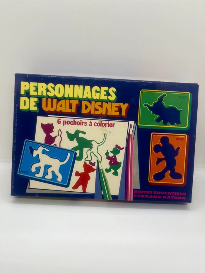 jeu 6 pochoir Disney vintage