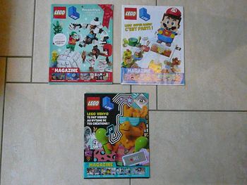 Lot de 3 magazines Lego Life (n°6)