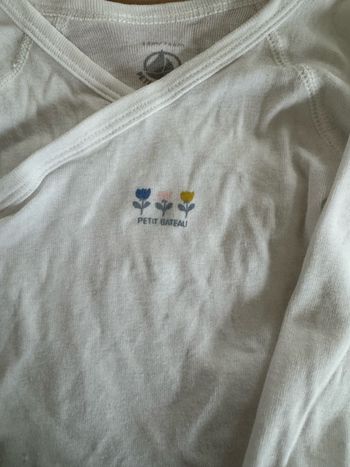 2 Bodies bébé fille 12 mois Petit Bateau
