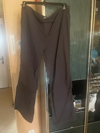 Pantalon parachute gris