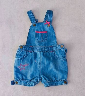 Salopette short fille - 18 mois