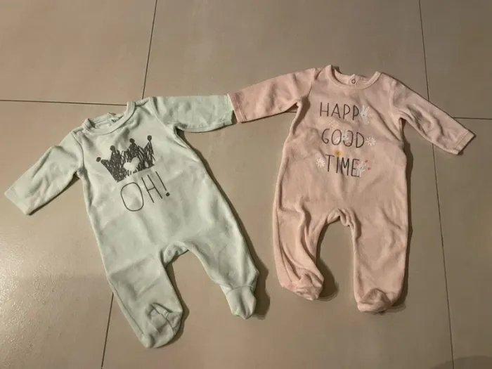 Pyjamas bébé fille 3 mois - photo numéro 3