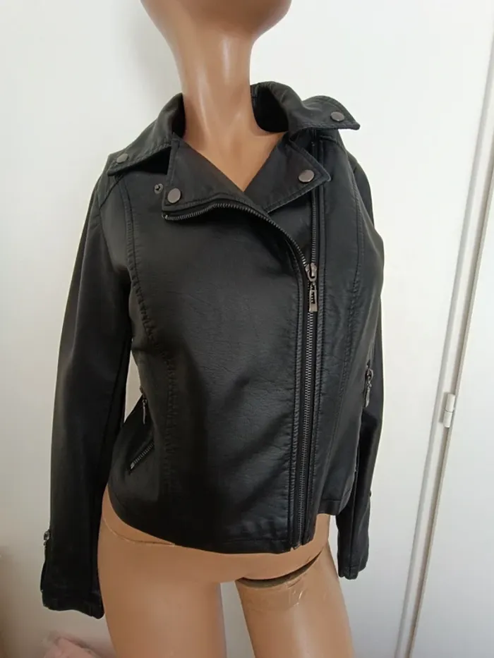 Veste simili cuir S - photo numéro 2