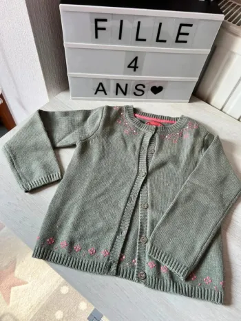 Joli gilet kaki sergent major 4 ans