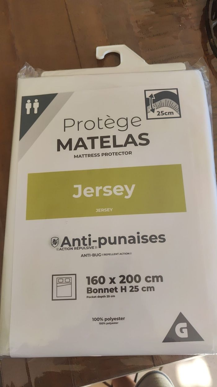 Protège matelas 160x200 cm
