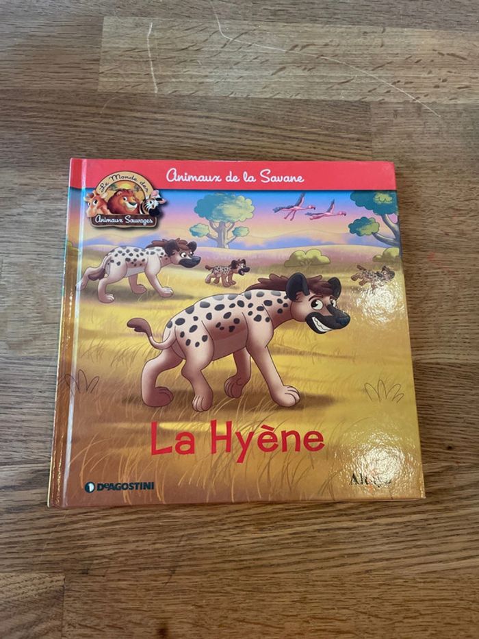 Livre Altaya Le monde des animaux Sauvages Animaux de la savane Le hyène