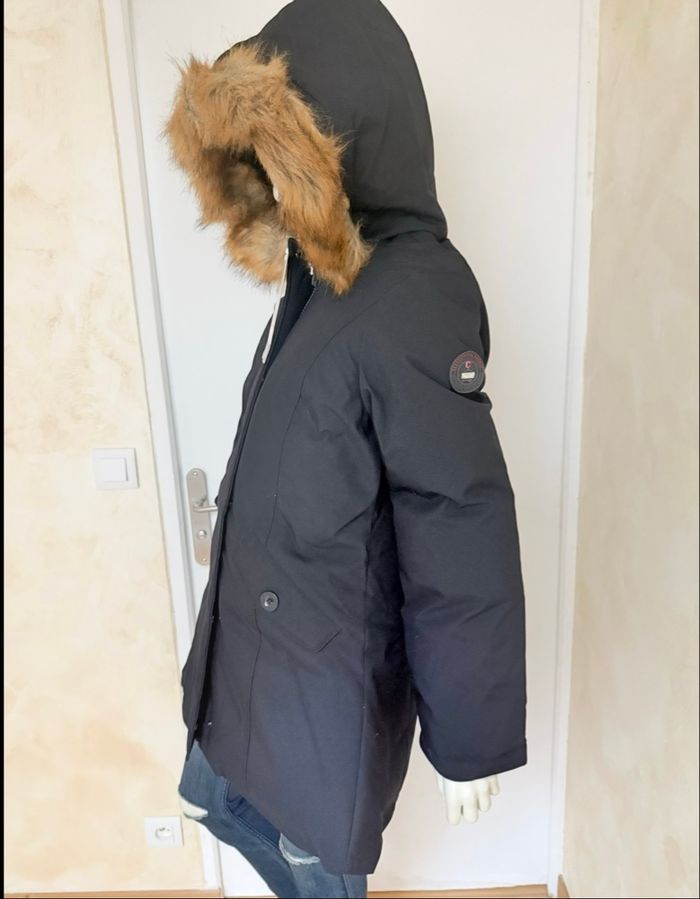 Parka femme Geographical Norway – Taille M / 38 – Bleu nuit – Neuf avec étiquette - photo numéro 2