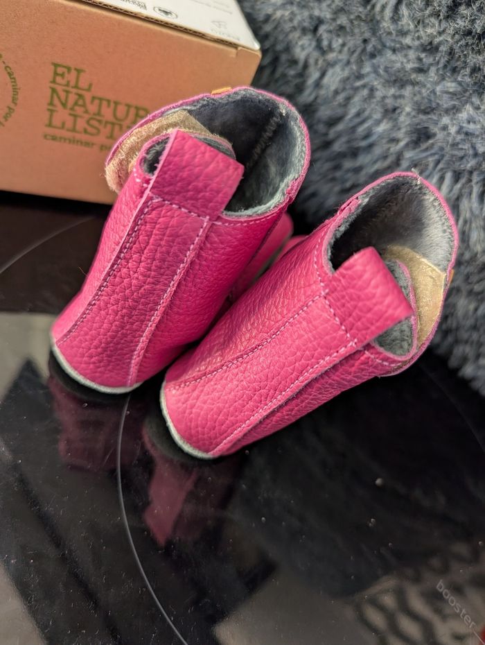 Chaussons en cuir tout doux et souple fille. Taille 21. Neuf. El Naturalista - photo numéro 9