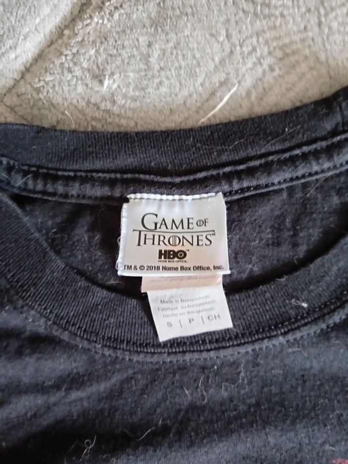 T-shirt Game of thrones - photo numéro 3