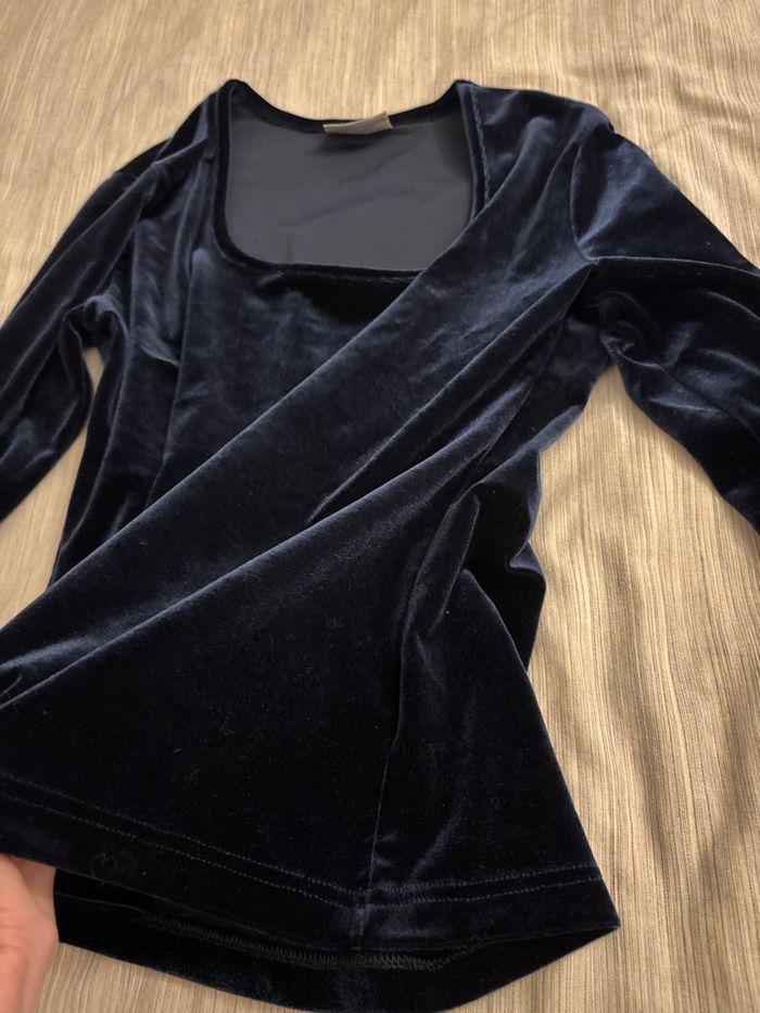 Haut vintage velours y2k - photo numéro 2