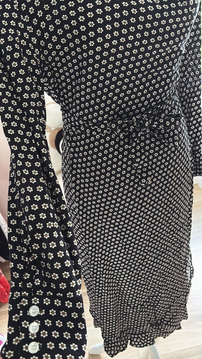 Robe longue fleuries portefeuille Mango T40 - photo numéro 2